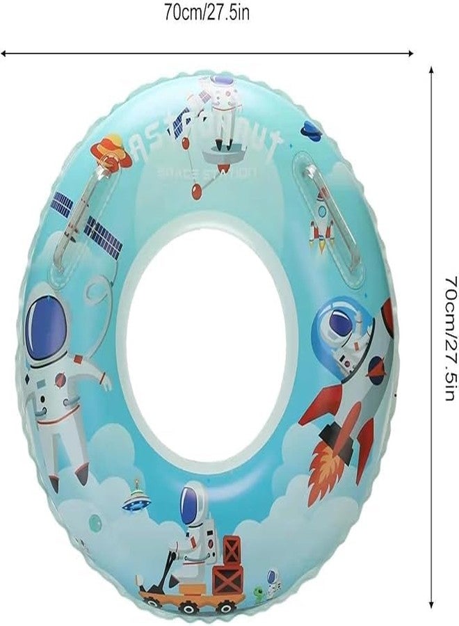 SGABANI Swimming Ring for Transparent Floating Suitable for 4-9 Years Kids Summer Kids Water Raft Floating Funny Toy(Multi Colour) - Image 2